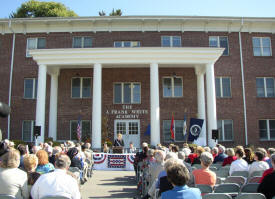 Bonny Kate Chapter DAR attends the Historical Marking and Rededication of DAR hall at Lincoln Memorial University in Harrogate, Tennessee