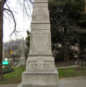 John Sevier Headstone - Knoxville, TN