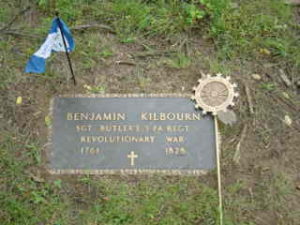 Benjamin Kilbourn grave marker