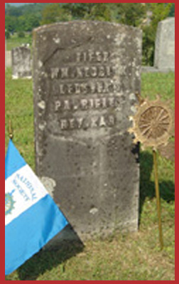 William Headrick tombstone