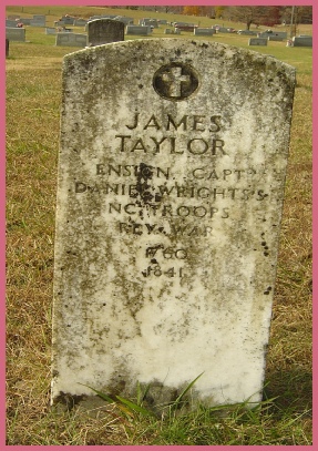 James Taylor tombstone