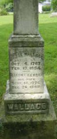 Jesse Wallace tombstone