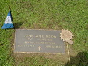 John Wilkinson grave marker