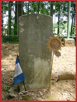 John Ish tombstone