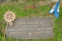 John Sharp grave marker