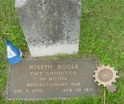 Joseph Bogle, Jr. tombstone