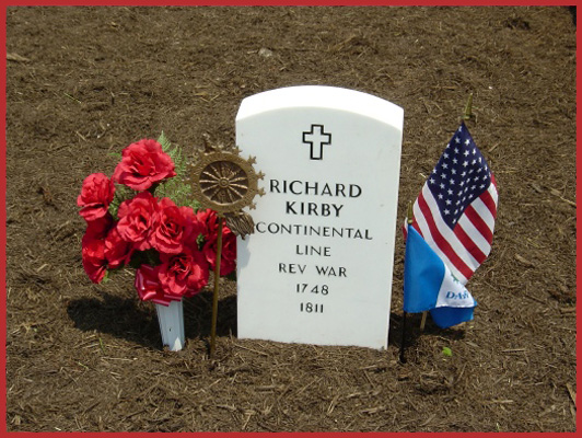 Richard Kirby tombstone