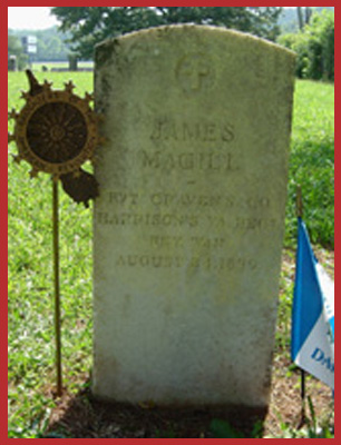 James Magill tombtone