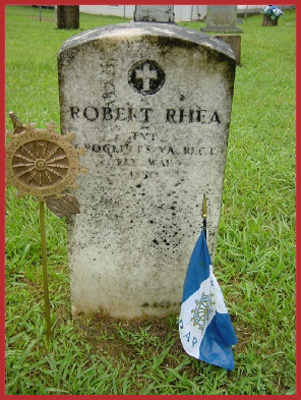 Robert Rhea tombstone