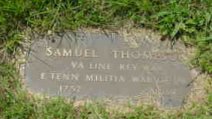 Samuel Thompson grave marker