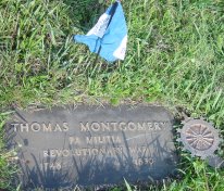 Thomas Montgomery grave marker