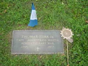 Thomas Turk grave marker