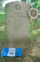 James Houston tombstone