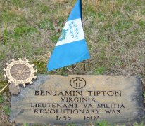 Benjamin Tipton grave marker