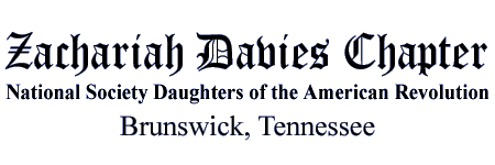 Zachariah Davies Chapter NSDAR
