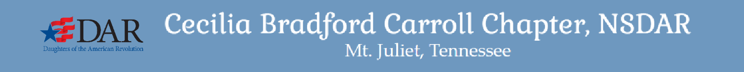 Cecilia Bradford Carroll Chapter, NSDAR