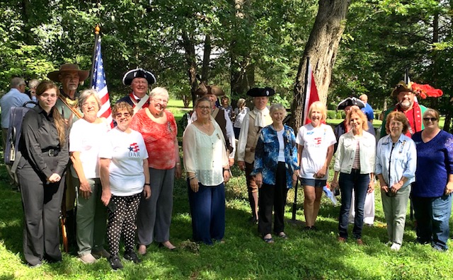 Thomas Blanton Grave Marker Ceremony chapter members