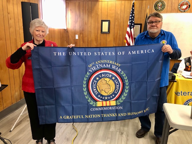 Presentation of Vietnam Commemoration Flag to VVA #1089 by CWL