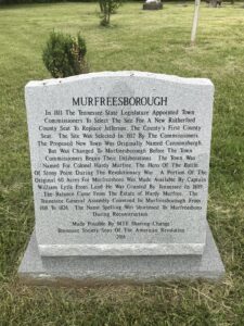 Murfreesboro Tennessee Marker