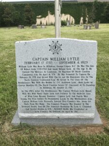 Captain William Lytle Marker