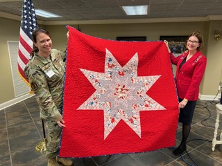 Presentation of Quilt of Valor