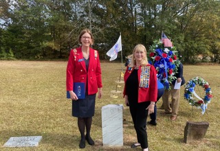 SAR Patriot grave marker dedication