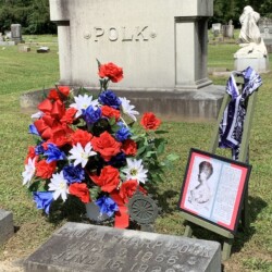 Tennessee Society Daughters of the American Revolution State Regent Laura Polk, Hollywood Cemetery in Jackson