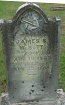 James McNutt tombstone