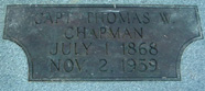 Captain Thomas Chapman tombstone