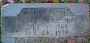 Edward C. Allison tombstone