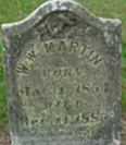 W.W. Martin tombstone